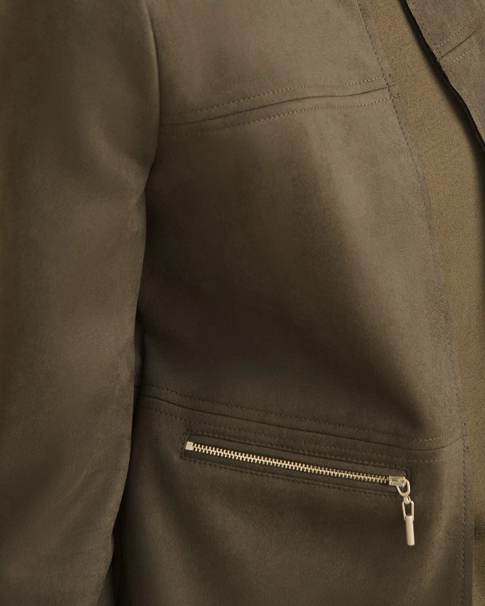 Faux-Suede Coat