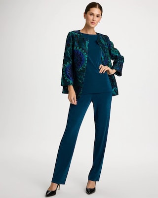 Travelers™ Collection Paisley Floral Jacquard Jacket click to view larger image.