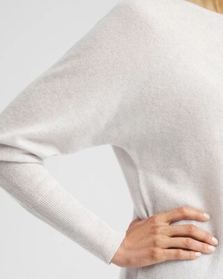 Cashmere Bateau Neck Sweater click to view larger image.