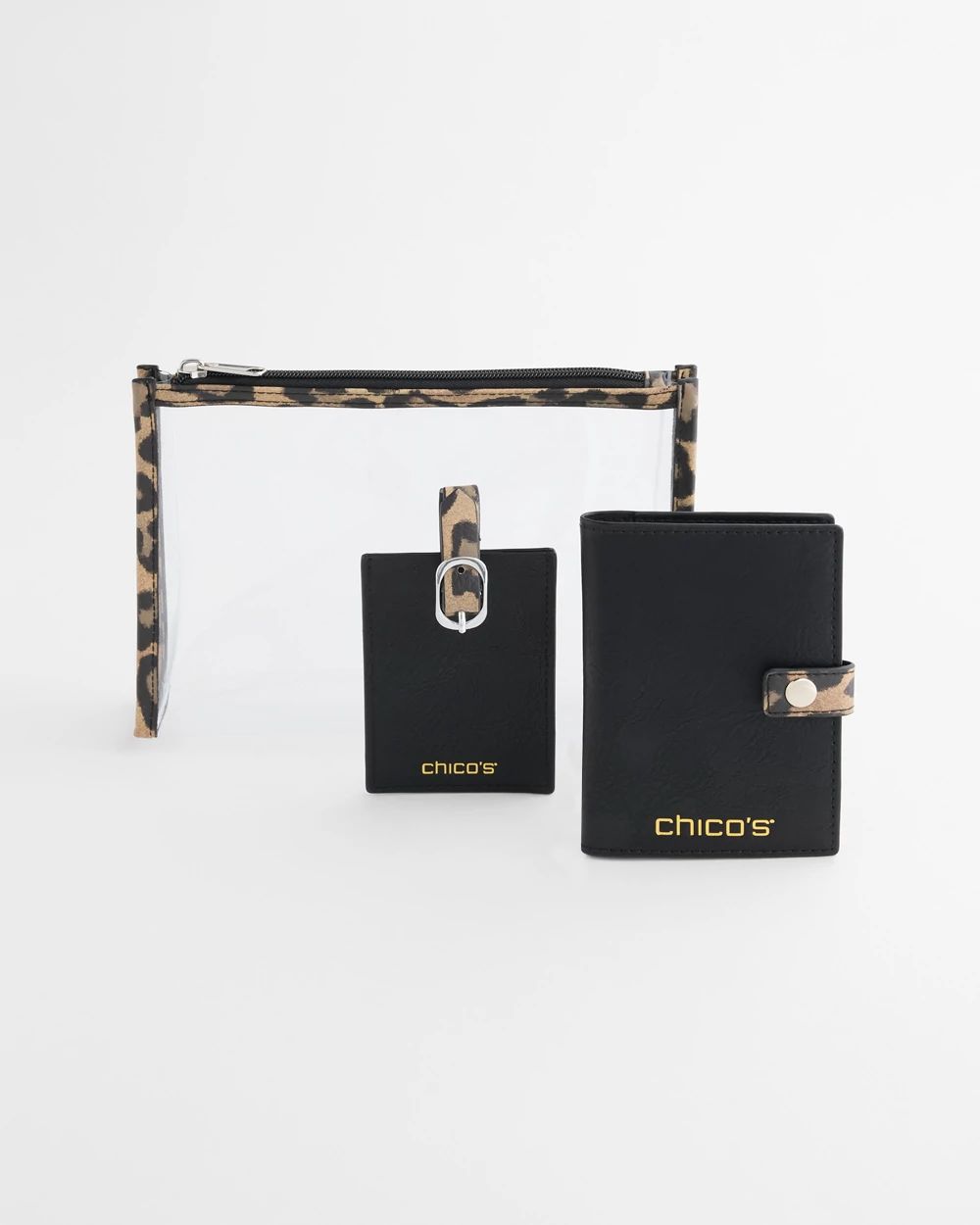 Gift with Purchase Personalized Passport Holder Luggage Tag Set
