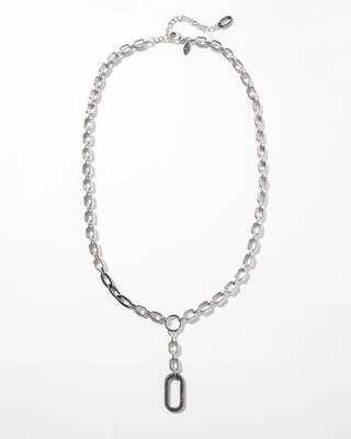 Pavé Y-Necklace
