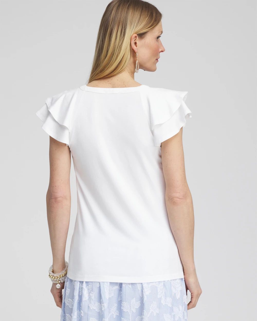 Layered Cap Sleeve Tee
