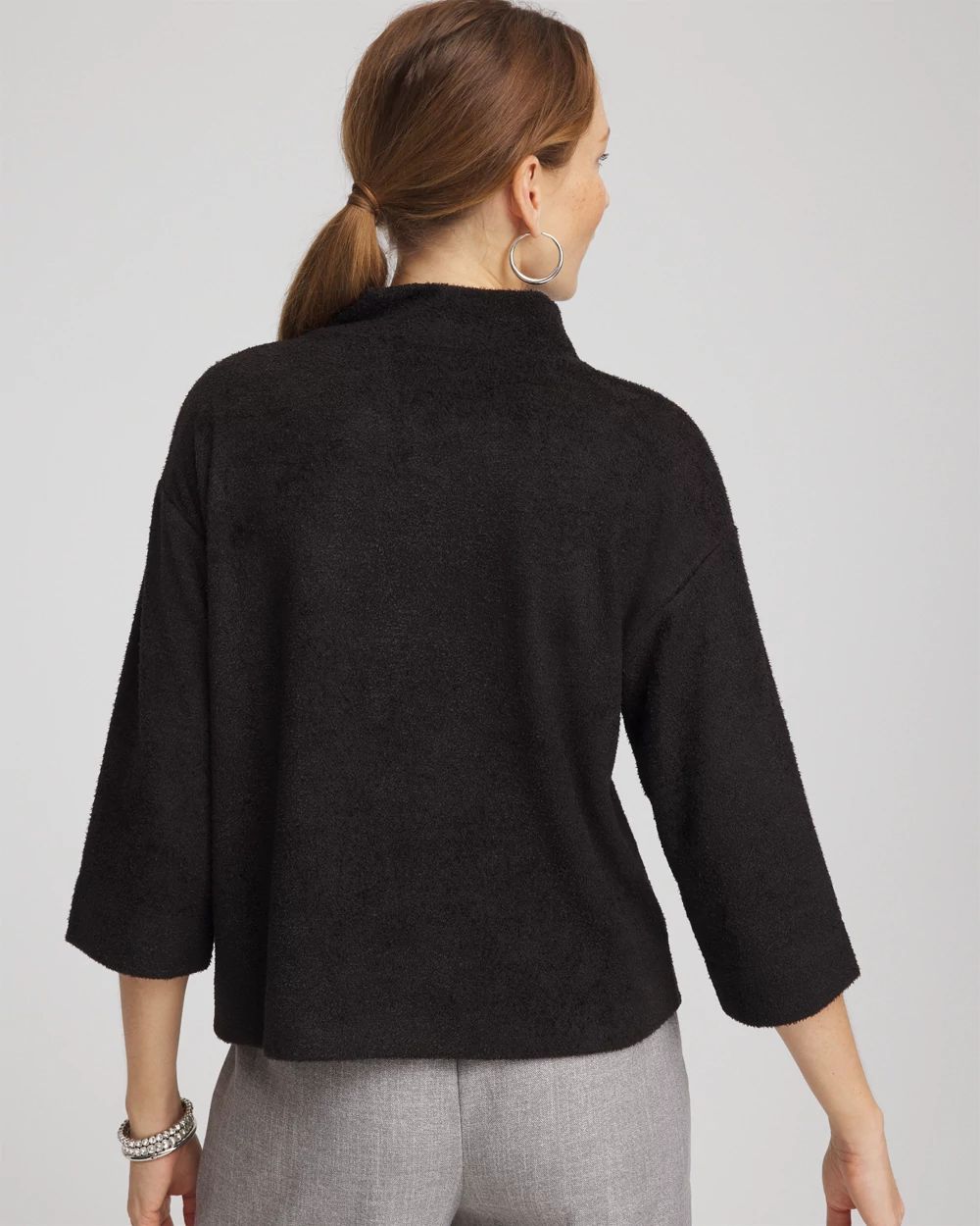 Jacquard Cozy Turtleneck click to view larger image.