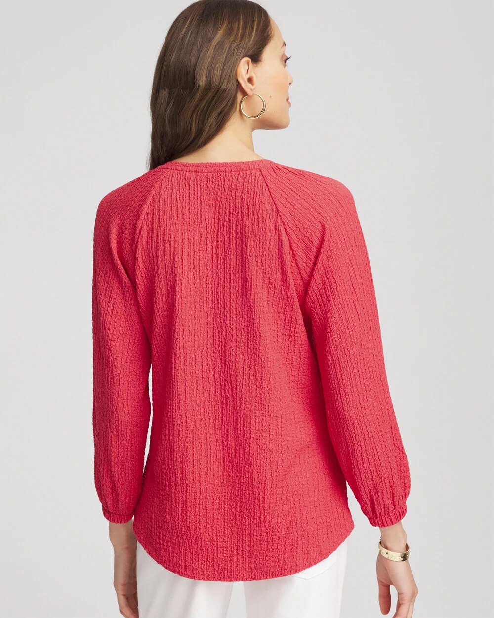 Textured Raglan Top