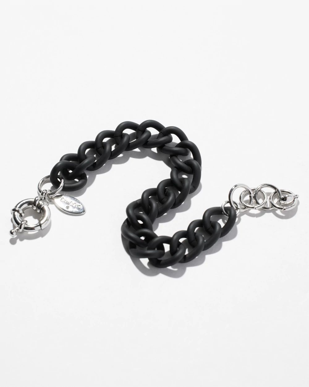 Matte Black Links Bracelet