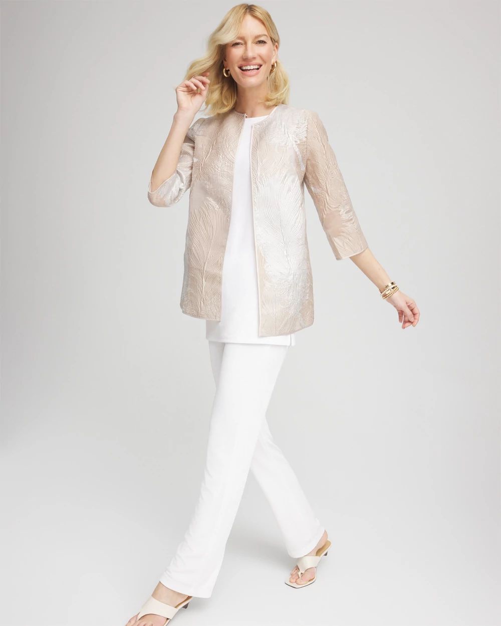 Travelers™ Collection Metallic Organza Jacket