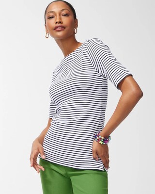 Pima Everyday Stripe Tee