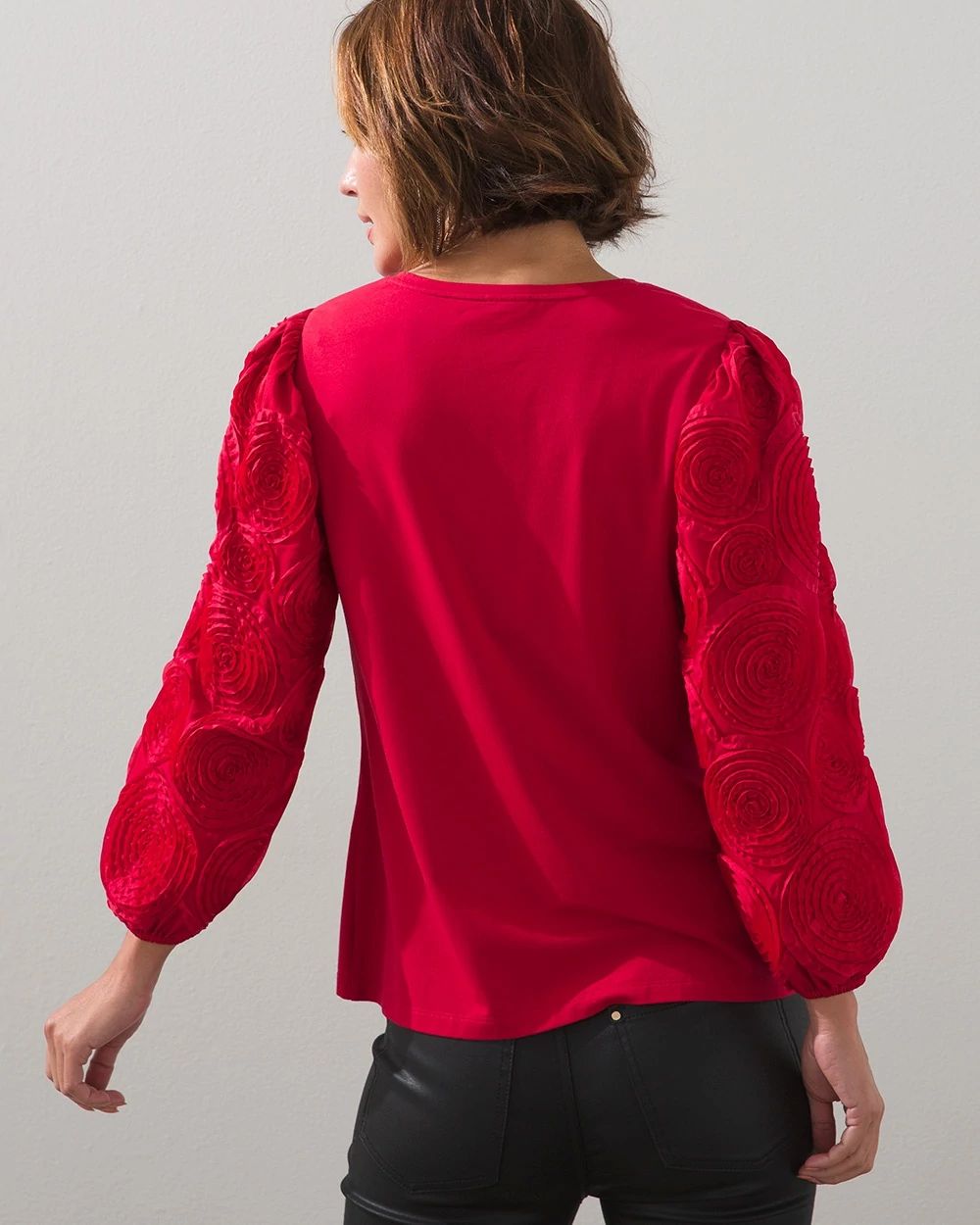 Rose Applique Top