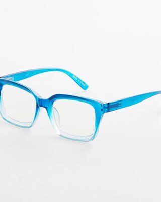 Blue Ombre Square Readers click to view larger image.