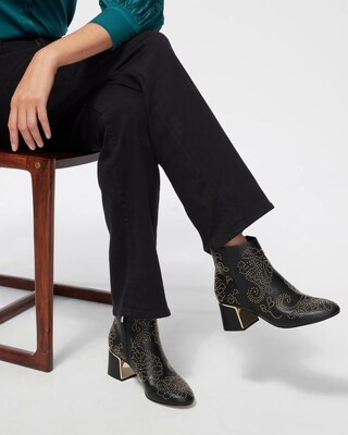 Black Embellished Boots
