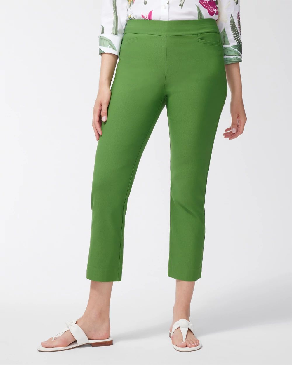 Brigitte™ Pull-On Slim Cropped Pants