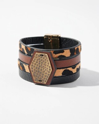 Animal Print Cuff Bracelet