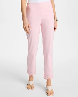 Embroidered Brigitte™ Slim Crop Pant