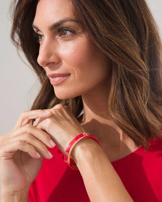 Thin Hinged Bangle Bracelet