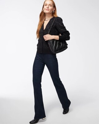 Mesh Jacquard Cardigan