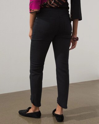 Hem Detail Ankle Jeggings
