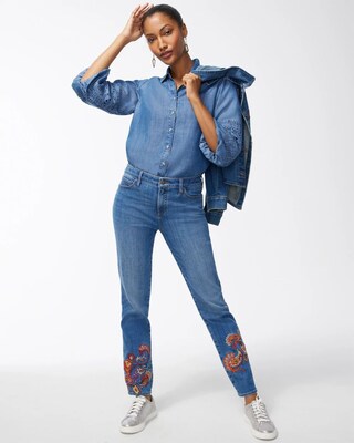 Tencel Cutwork Sleeve Shirt