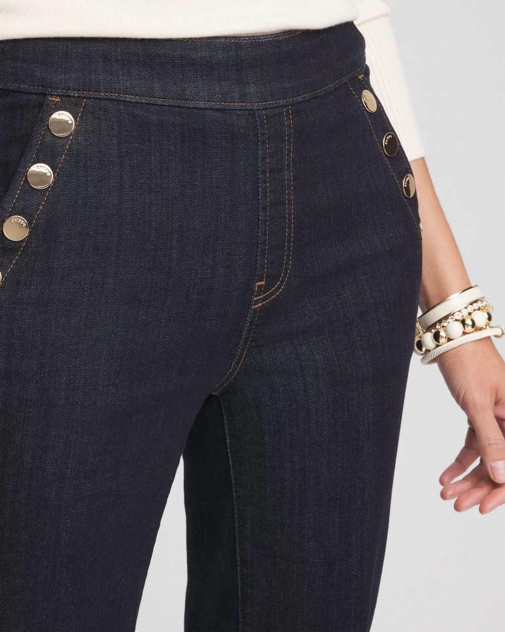 Pull-On Wide Leg Jean click to view larger image.