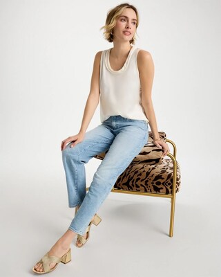Jersey Satin Tank Top click to view larger image.