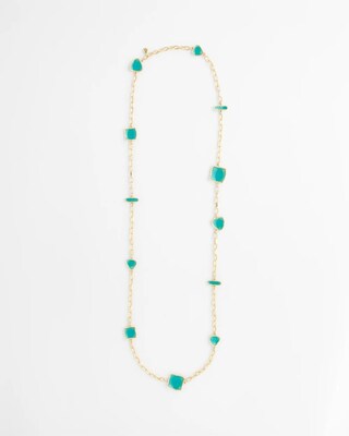 Gold Tone Single-Strand Necklace