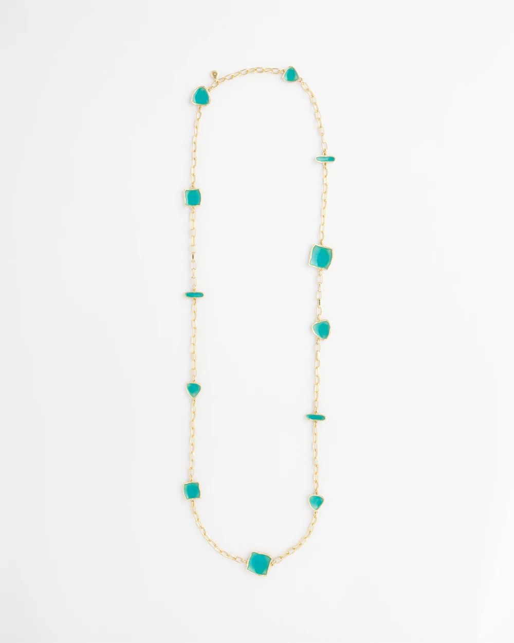 Gold Tone Single-Strand Necklace