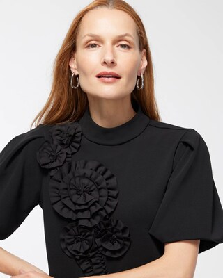 Black Label Applique Top