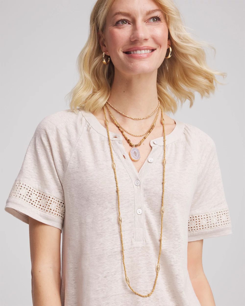 Convertible Agate Pendant Necklace