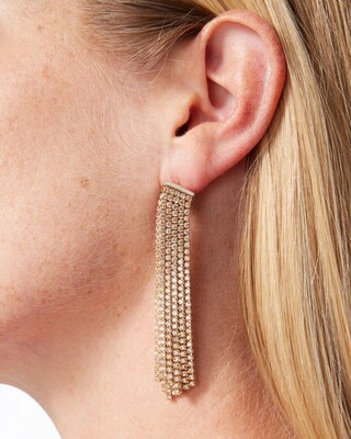 Cubic Zirconia Duster Earrings