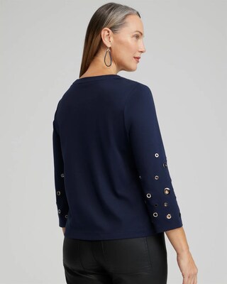 Grommet Detail Tee click to view larger image.