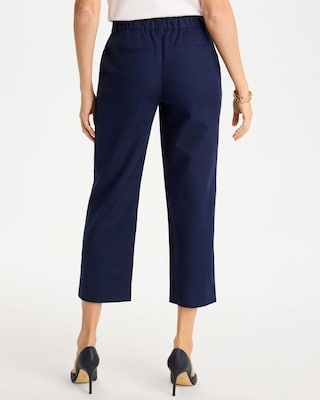 Embroidered Linen Fly Front Pants click to view larger image.