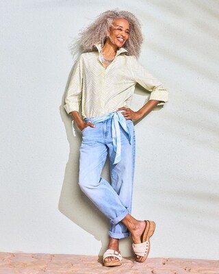 Relaxed Boyfriend Rolled Hem Jean