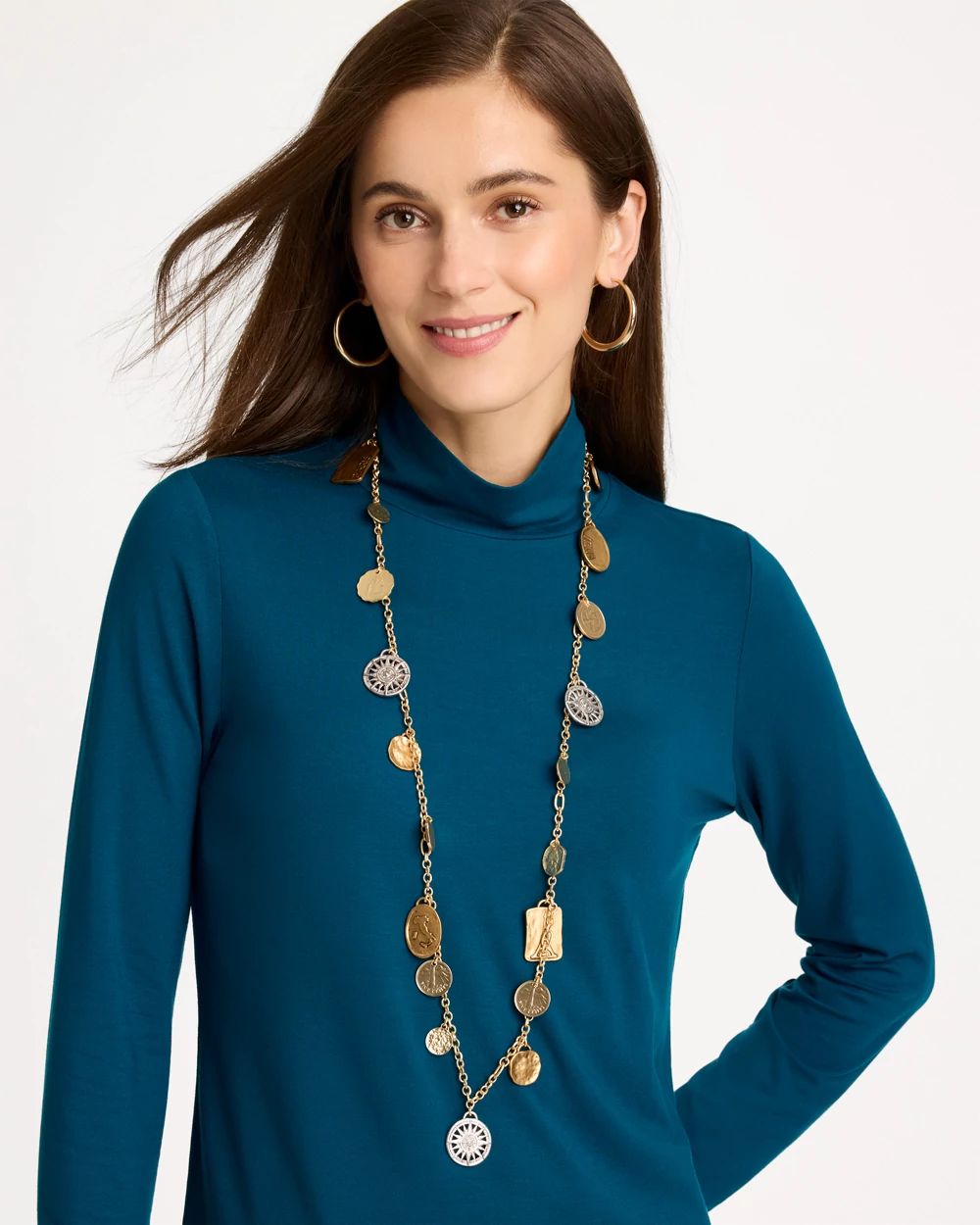 Travel The World Charm Necklace click to view larger image.