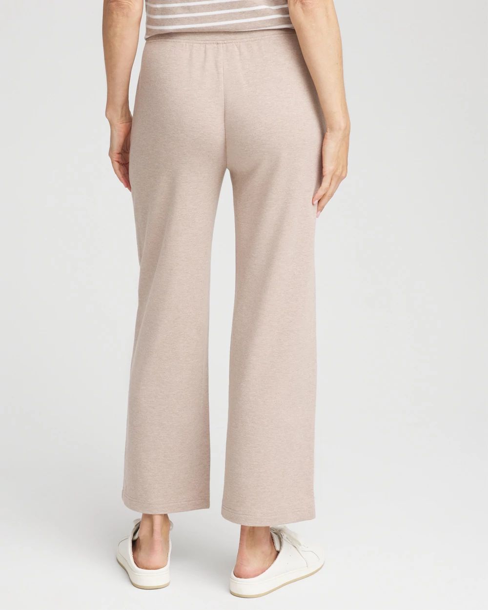 Zenergy® French Terry Wide-Leg Cropped Pants