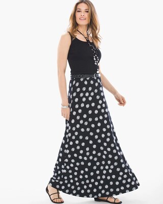 Polka Dot Maxi Skirt
