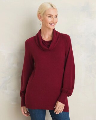 Cowl-Neck Sweater
