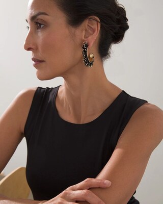 Gold Tone Hoop Earrings