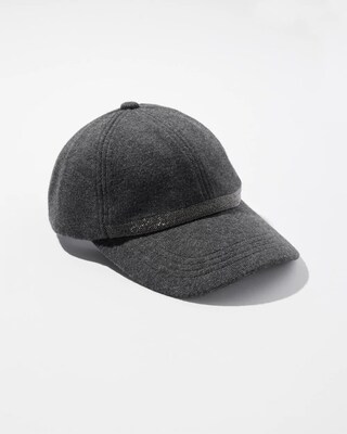 Cashmere Blend Baseball Cap
