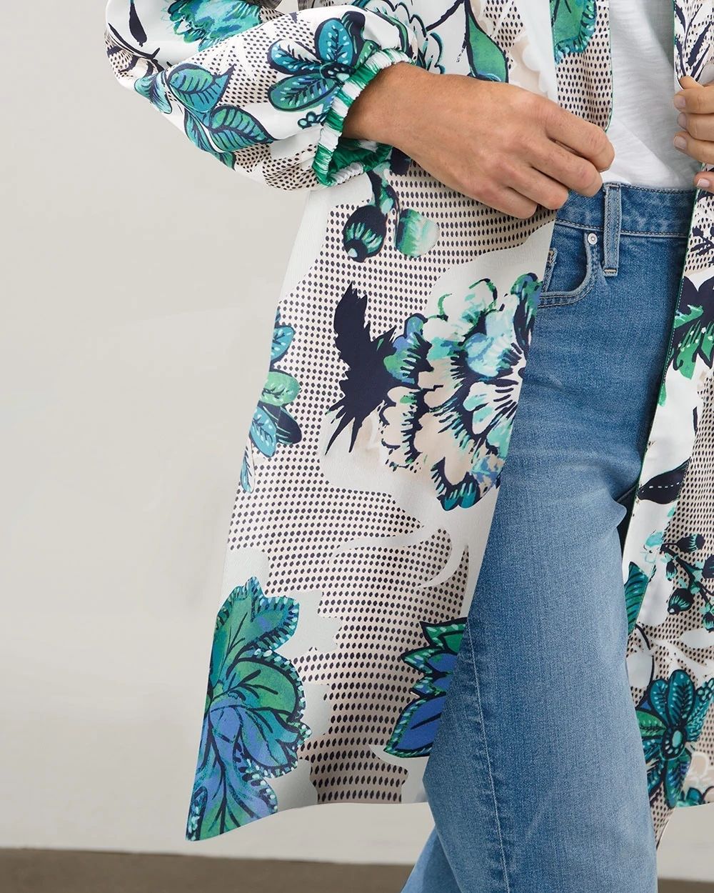 Reversible Ikat Duster