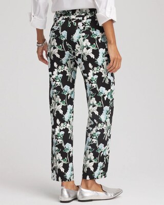 Floral Emme Straight Ankle Pants click to view larger image.