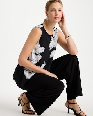 Travelers™ Knit Stamped Swing Tank click to view larger image.