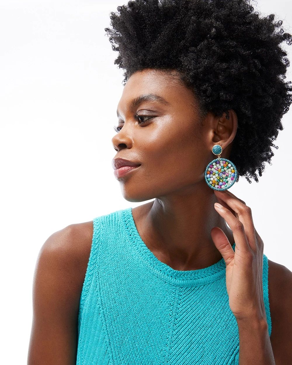 Beaded Drop Earrings