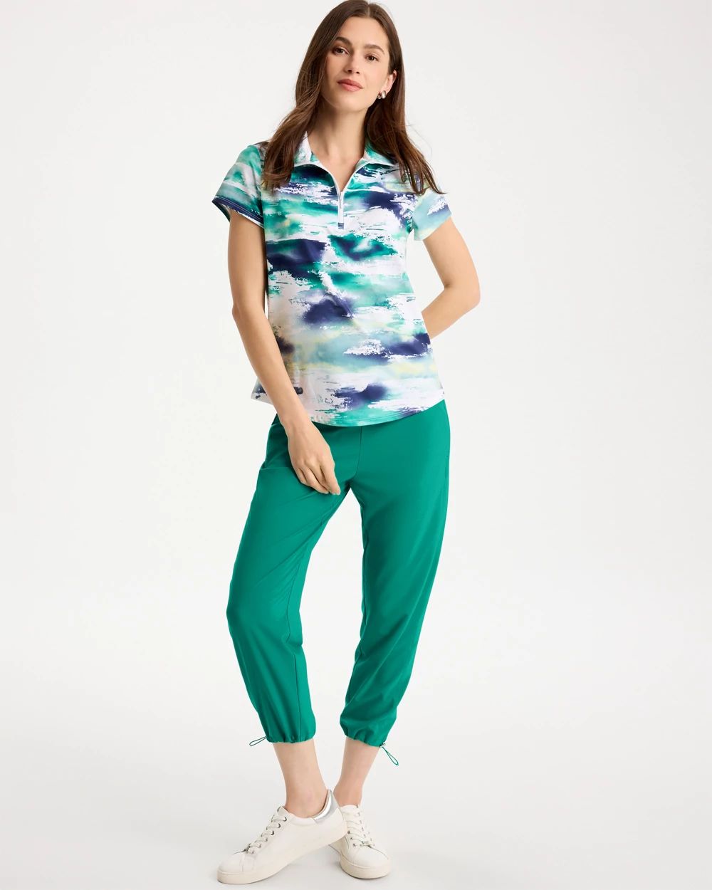 Zenergy® UPF Bungee Crop Pant click to view larger image.
