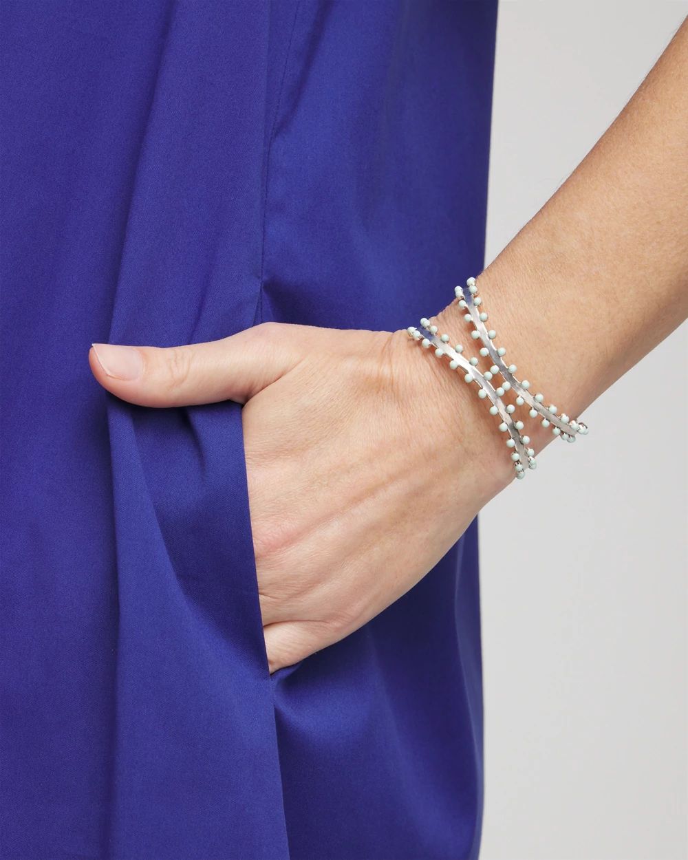 Mixed Metal Cuff Bracelet