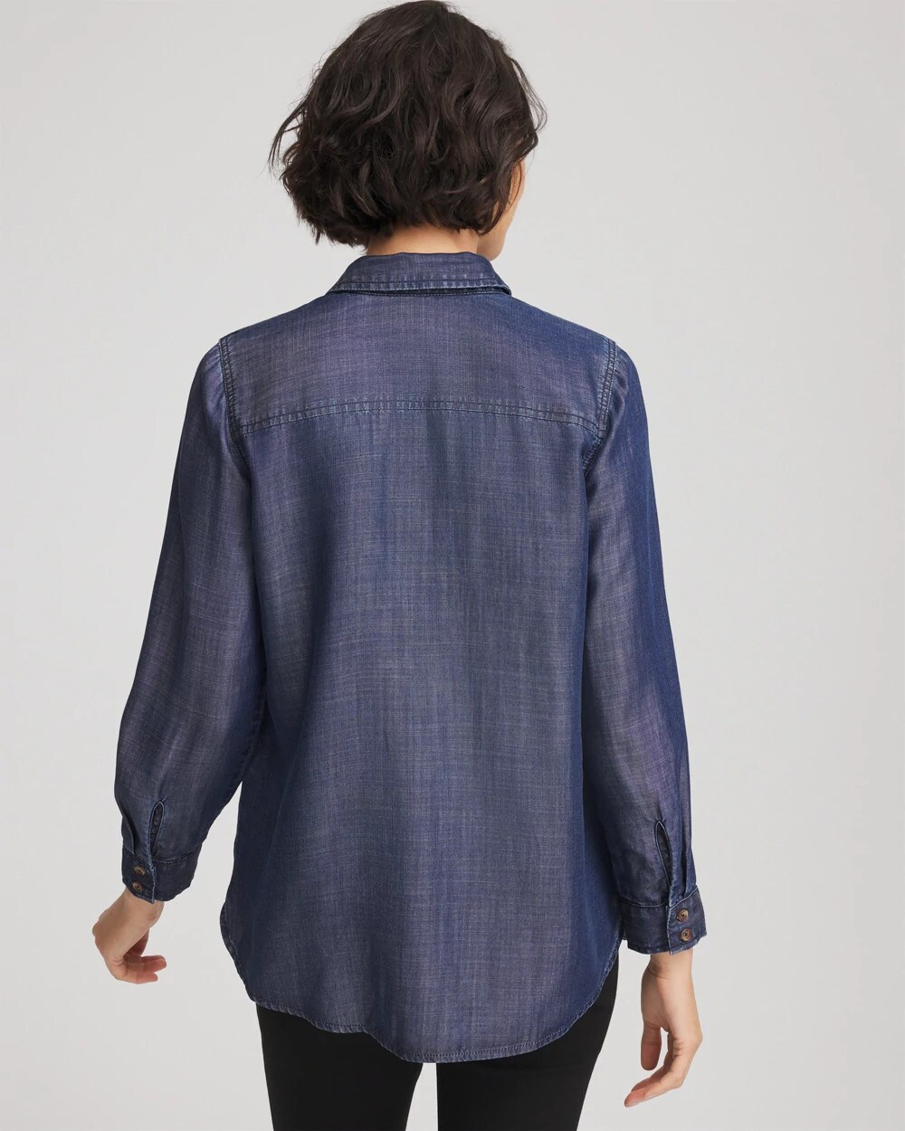 Tencel™ Classic-Fit Denim Tunic