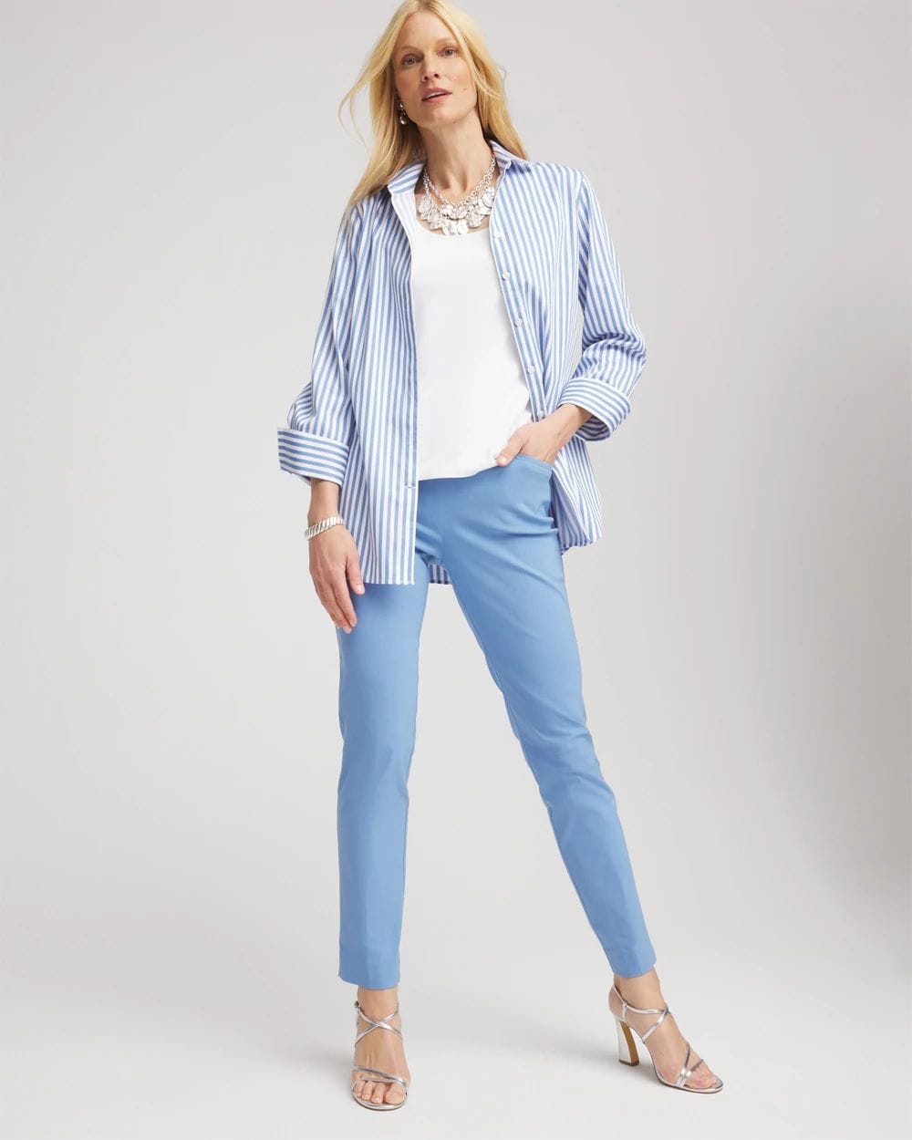 Brigitte™ Slim Pull-On Ankle Pants click to view larger image.