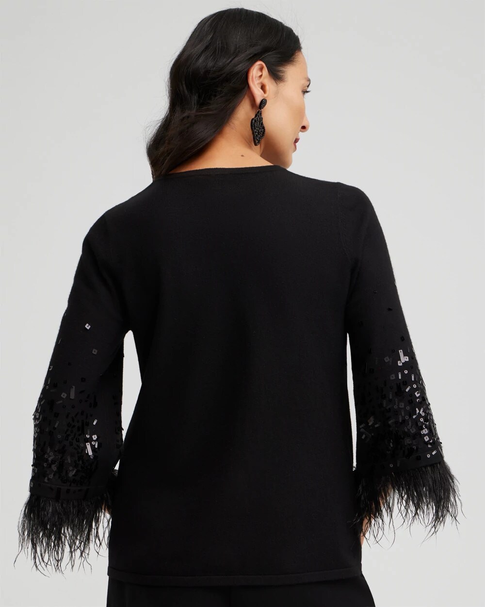 ECOVERO Embellished Pullover Sweater