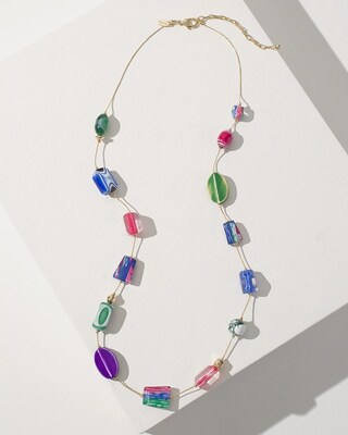 Beaded Single Strand Necklace