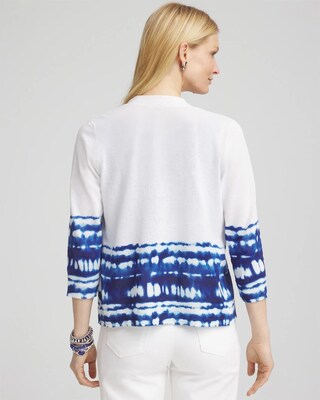 Tie-Dye Summer Romance Short Cardigan click to view larger image.