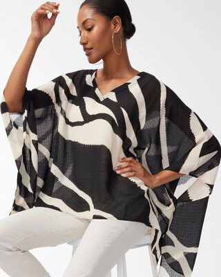 V-Neck Poncho