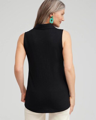 Collared Tunic Tank